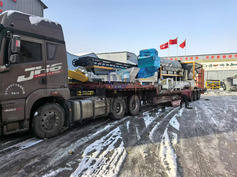 污泥有机肥生产线发货现场