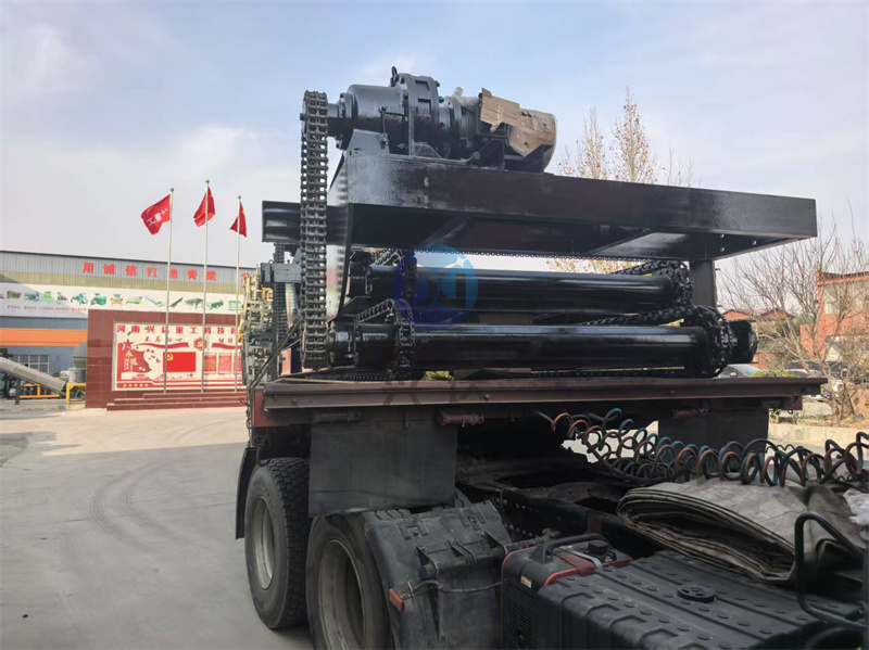 5米有机肥链板翻抛机发货现场